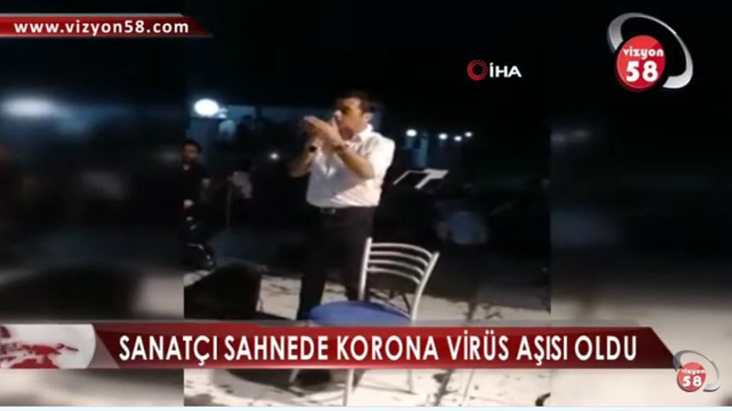 Şarkıcı Hasan Yılmaz sahnede koronavirüs aşısı yaptırdı - Resim: 4