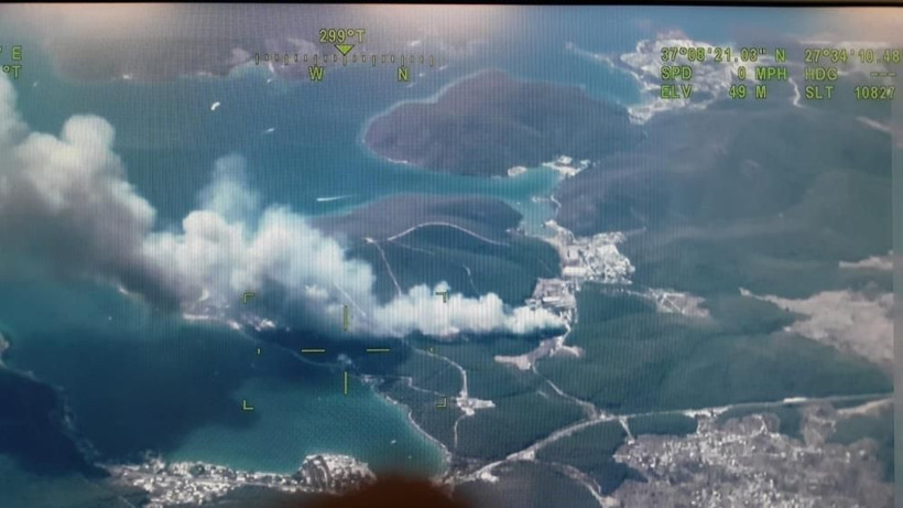 Muğla'nın Marmaris ve Bodrum ilçeleri yanıyor! Yangın evleri tehdit etti, 'Titanic Otel'e sıçradı - Resim: 2