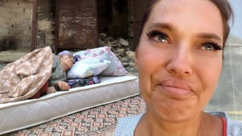 Manavgat yangınında evi yanıp sokakta uyumak zorunda kalan teyzeye Demet Akalın'dan yardım - Resim: 3
