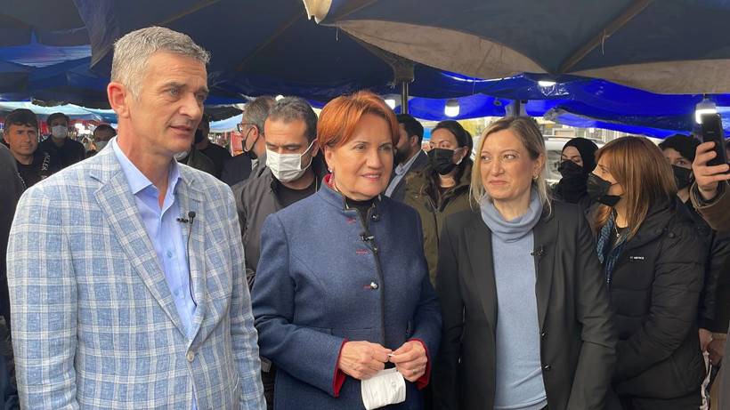 İYİ Parti Genel Başkanı Meral Akşener Sakarya'da pazar esnafını ziyaret etti - Resim: 1