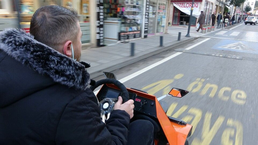 2 TL'ye 50 km gidiyor! Hurdalardan üretti Ordu'da görenler inanamadı: Arkamdan koşan çok oluyor - Resim: 3