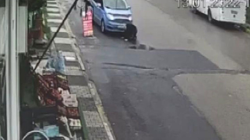 Maltepe’de arızalanan aracını kontrol ederken otobüs çarptı - Resim: 1