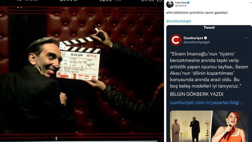 Fırat Tanış'ın Cumhuriyet ve CHP twitine Cüneyt Özdemir'den tepki: Tutmayın küçük enişteyi! - Resim: 1