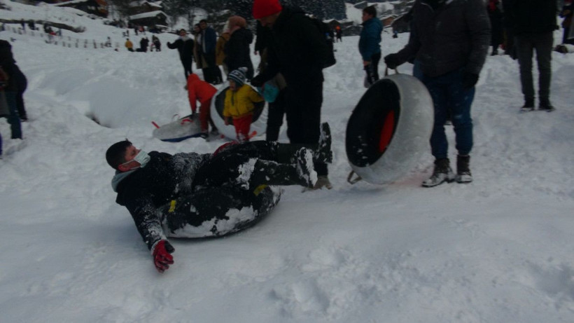 Ayder Kar Festivali'nin ilk günü renkli görüntülerle başladı - Resim: 3