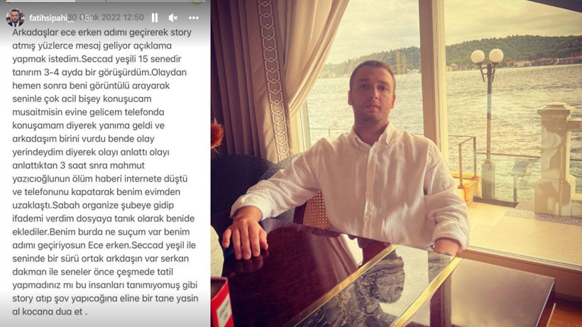 Ece Erken eşi Şafak Mahmutyazıcıoğlu'nun katili Serkan Dakman ile tatile gitti iddiası Fatih Sipahi bombaladı! - Resim: 3