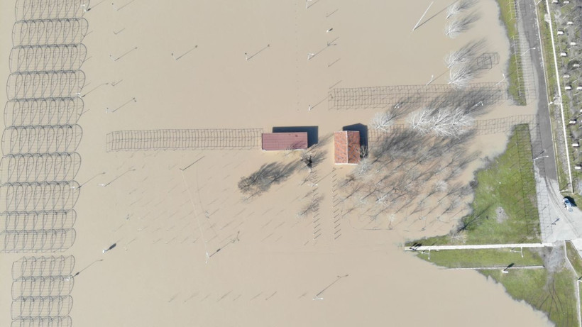 Ergene Nehrinin debisi 20 kat arttı! Edirne'de turuncu alarm verildi: Tarım alanları sularla kaplandı - Resim: 4