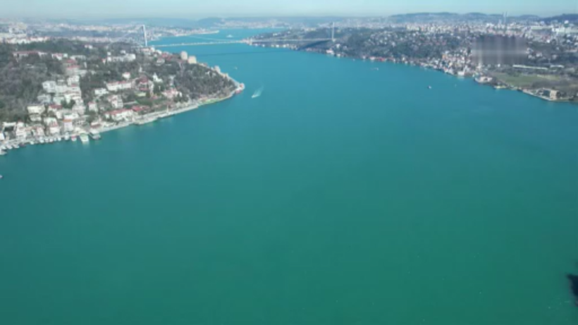 Görenler şaşkın! İstanbul Boğazı turkuaz rengine büründü - Resim: 1