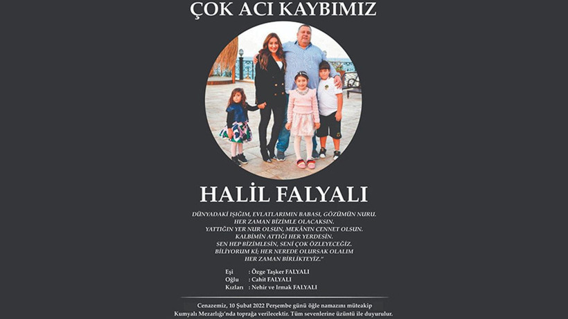 Halil Falyalı'nın eşi Özge Taşker Falyalı'dan son veda! Halil Falyalı nereli eşi ve çocukları - Resim: 4