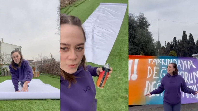 8 Mart 'Ben Kadınım' protesto videosu viral olan Demet Evgar BM İyi Niyet Elçisi oldu - Resim: 4