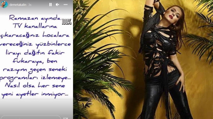 Demet Akalın'dan Ramazan öncesi hocaları çok kızdıracak mesaj: Her sene yeni ayet inmiyor! - Resim: 4