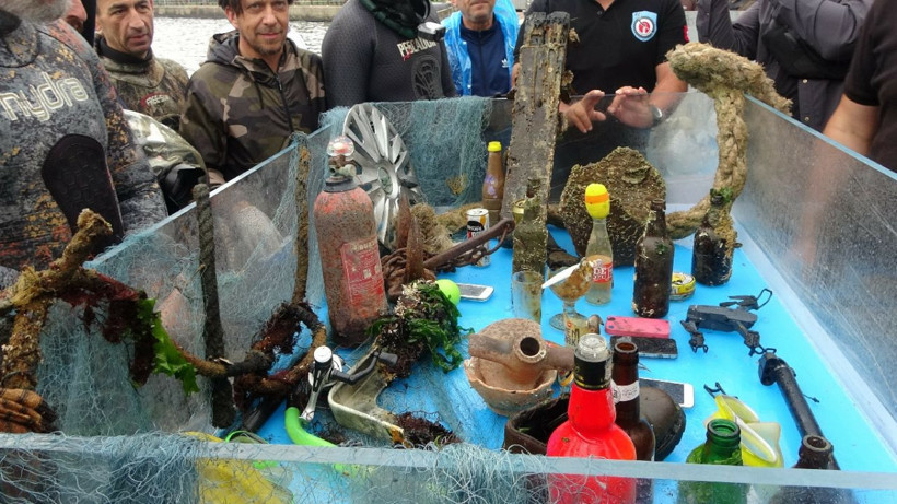 Kocaeli'de dalgıçların temizlik yaptığı denizden çıkanlar şoke etti - Resim: 2