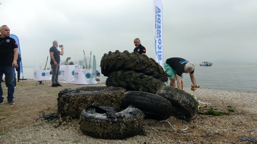Kocaeli'de dalgıçların temizlik yaptığı denizden çıkanlar şoke etti - Resim: 4