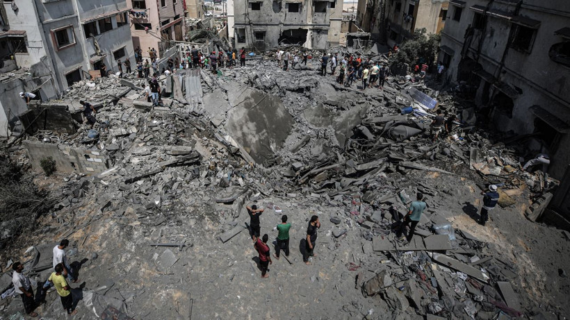 İsrail Gazze'yi vuruyor! Çok sayıda ölü ve yaralı var Türkiye'den kınama mesajları - Resim: 2