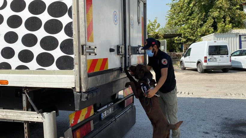 Et taşıyan sürücüye film gibi operasyon! Tırdan çıkanlar şaşkına çevirdi - Resim: 4