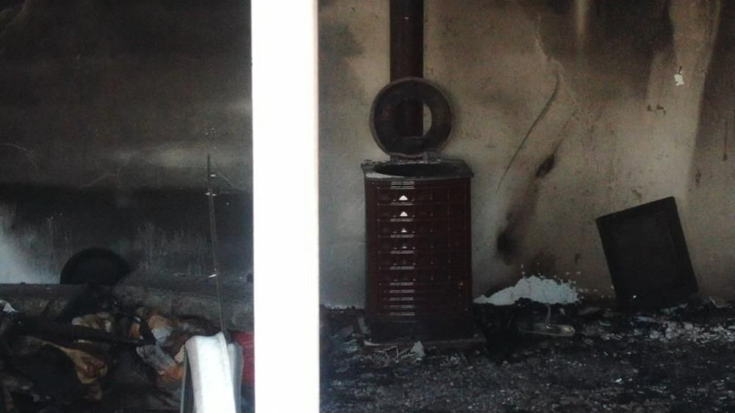 Bursa'da 9 kişiye mezar olan ev havadan görüntülendi! - Resim: 1