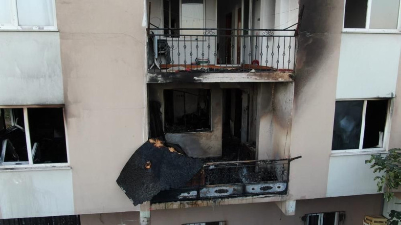 Bursa'da 9 kişiye mezar olan ev havadan görüntülendi! - Resim: 4