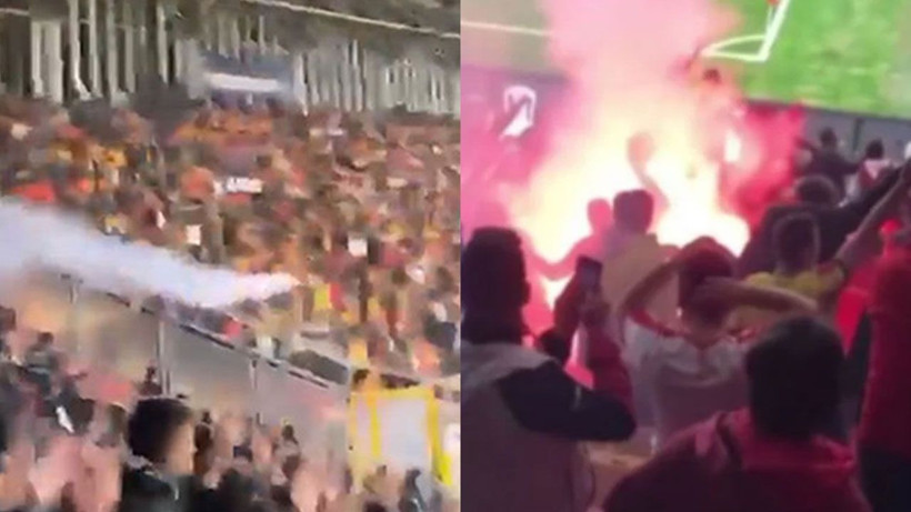 Göztepe Altay maçında taraftarların üzerine işaret fişeği atmıştı, ifadesi ortaya çıktı! - Resim: 3