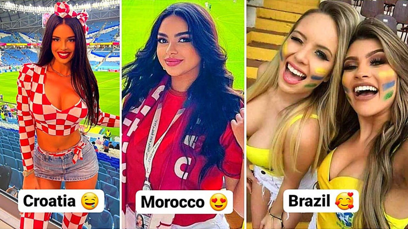 Katar'daki dünya kupasını bıraktılar onlara baktılar! En güzel futbolcu eşi ilk 11'i - Resim: 1