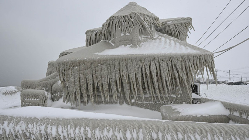 İnsan ömründe bir kez görülebilecek kar fırtınası! Amerika yağmaya başladı görüntü inanılmaz - Resim: 1