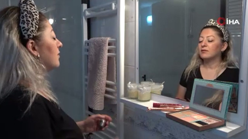 7 yıl önce eline aldı hayatı değişti... Makyajsız gitmiyor ilk kez görenler garipsedi - Resim: 2