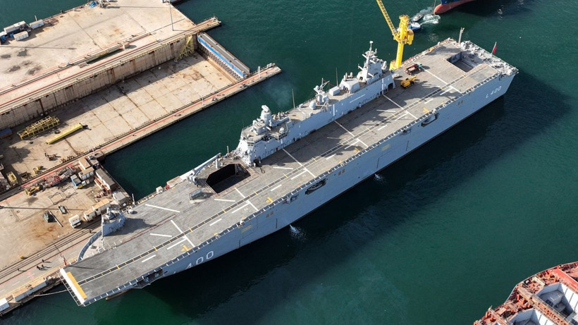 Türkiye'nin ilk uçak gemisi görüntülendi! Özellikleri hayran bıraktı: Güney Kore bizden çaldı - Resim: 3