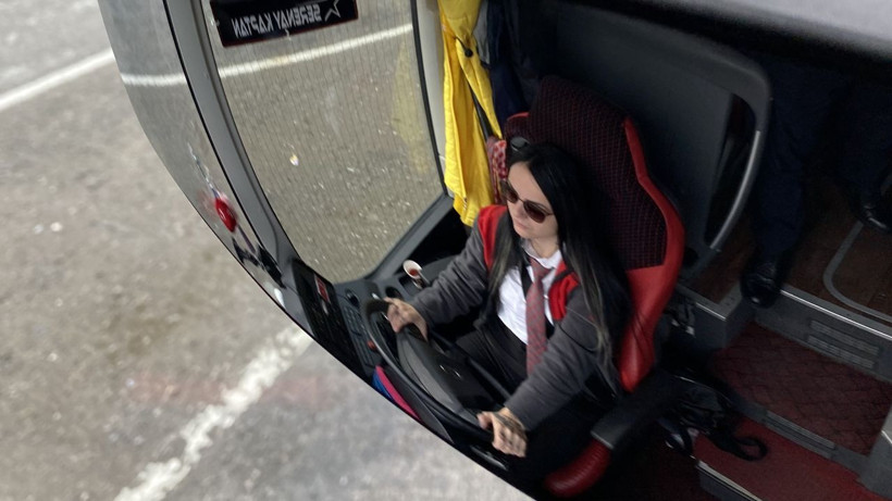 İlk kez görenler hep aynı soruyu soruyor, işte yolların genç kadın kaptanı Serenay - Resim: 3