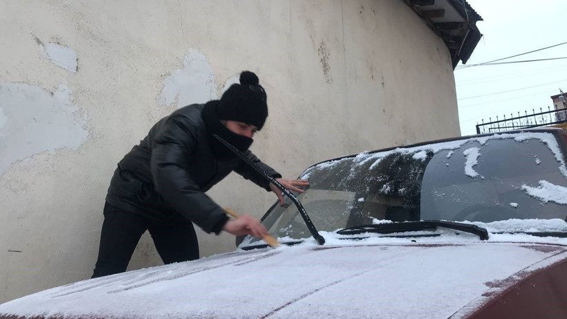 Görüntüler bugün çekildi lapa lapa yağdı! Kar kalınlığı 40 santimetreyi buldu - Resim: 3
