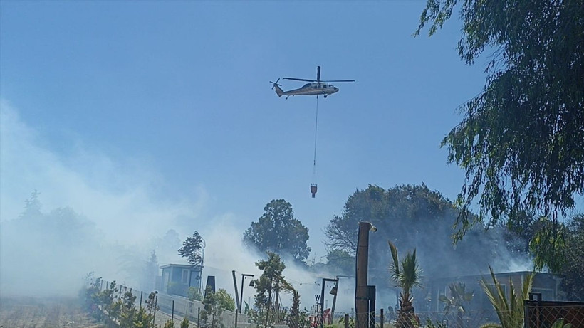 Bodrum'da büyük panik! Otluk alanda çıkan yangın 'tiny house'lara sıçradı - Resim: 4