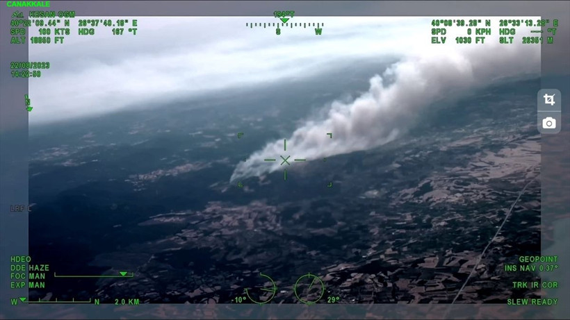 Çanakkale'de büyük orman yangını! 2 köy boşaltıldı, can kaybı var mı? Bölgeden dehşet verici fotoğraflar geldi - Resim: 2