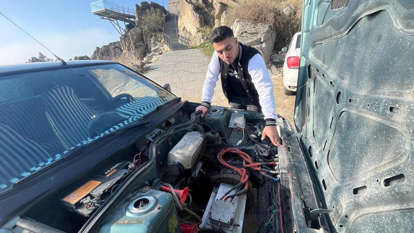 35 yıllık araçta şaşırtan dönüşüm! Elektrikle çalışıyor, 200 kilometreyi 20 liraya gidiyor - Resim: 2