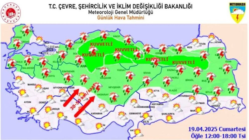 Meteoroloji'den son hava durumu açıklaması! 20 il için uyarı, sıcaklık düşüyor, hafta sonuna dikkat - Resim: 3