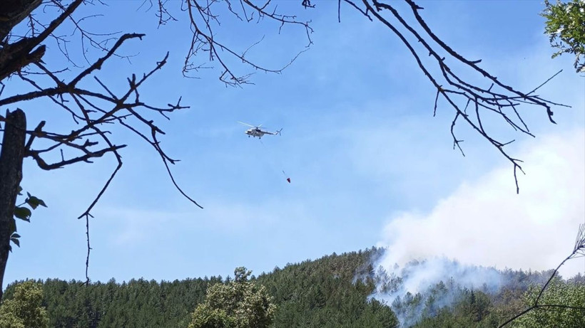 Orman yangınlarında son durum! 4 gündür alev alev yanıyor, köy ve mahalleler tahliye edildi, durum kötü... - Resim: 4
