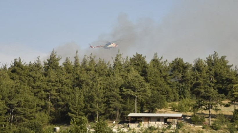 Balıkesir'de orman yangını! Tüm ekipler müdahalesini sürdürüyor... - Resim: 4