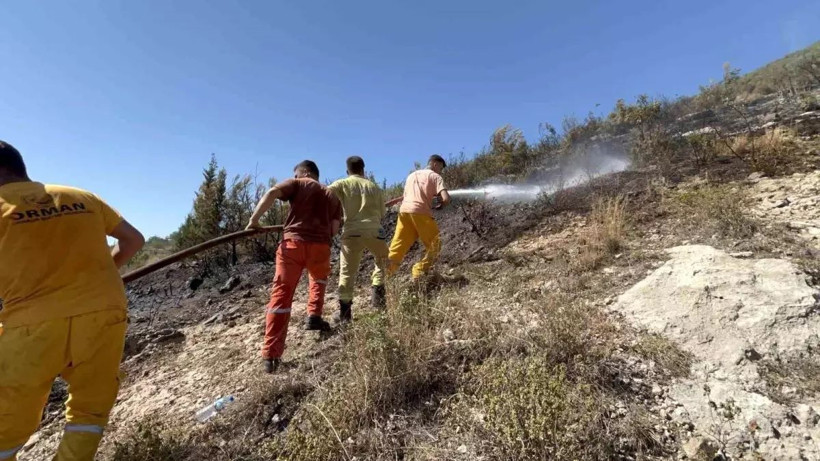 Balıkesir'de orman yangını! Tüm ekipler müdahalesini sürdürüyor... - Resim: 1