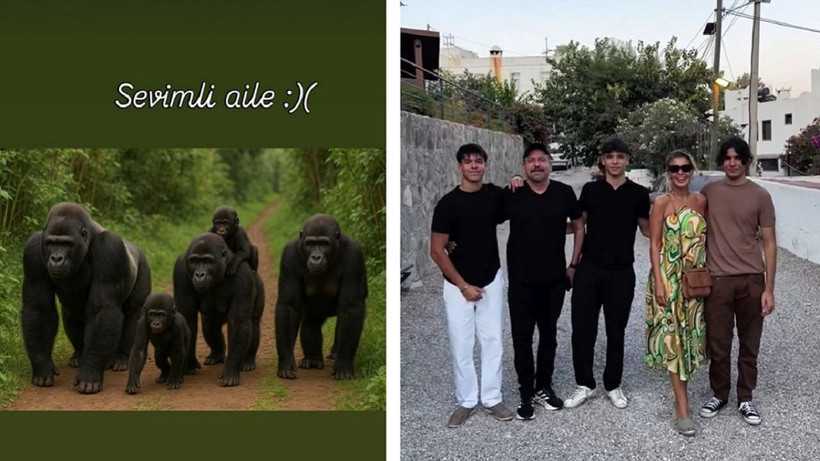 Gülben Ergen "aile pozu" paylaştı! Seren Serengil'den yakışıksız ima geldi... - Resim: 4
