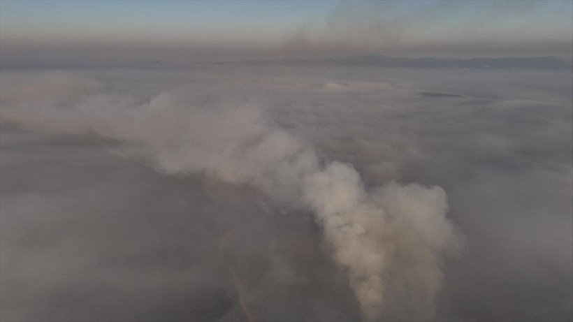 Bursa'daki yangın çok kötü Orhaneli ile Harmancık ilçesi artık görünmüyor - Resim: 3