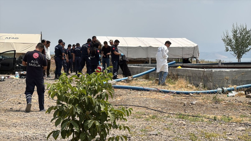 Elazığ'da şüpheli ölüm sulama havuzunda 2 ceset bulundu - Resim: 4