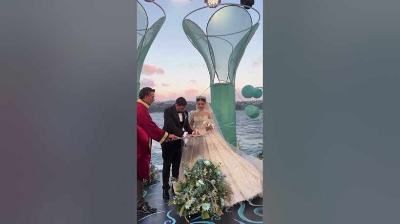 Burak Bulut ve Eda Sakız evlendi! Düğünde takılan altınlar olay oldu... - Resim: 3