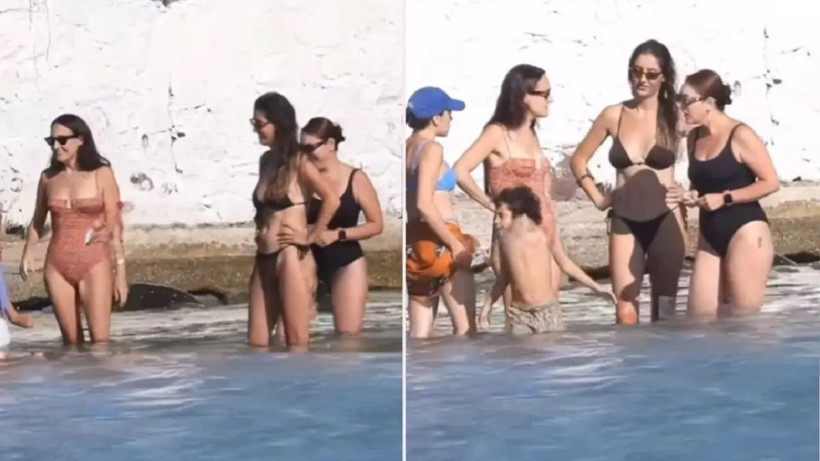 Muhteşem üçlü bir arada! Ezgi Mola, Gupse Özay ve Öykü Karayel çocukları ile Alaçatı'da buluştu... - Resim: 4