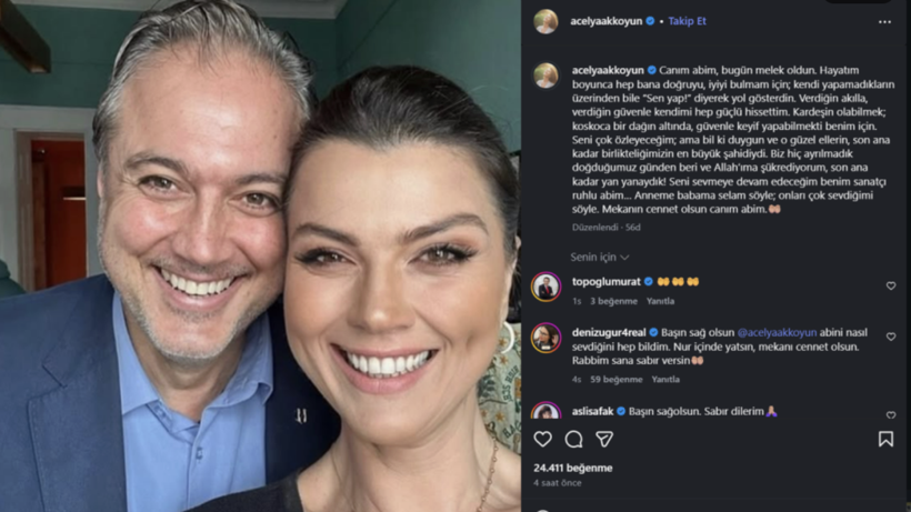 Açelya Akkoyun'un acı kaybı! Abi acısı yaşıyor... - Resim: 1