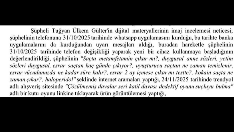 Güllü dosyasında kan donduran detay! Kızı Tuğyan'ın internet aramaları ortaya çıktı - Resim: 4