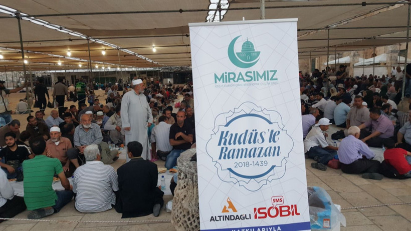 Mescid-i Aksa'da Ramazan boyunca iftar - Resim: 1