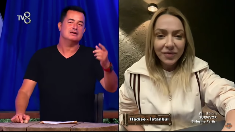 Survivor birleşme partisinde Acun Ilıcalı Hadise'yi ifşa etti sevgilisinden bağlandı - Resim: 1