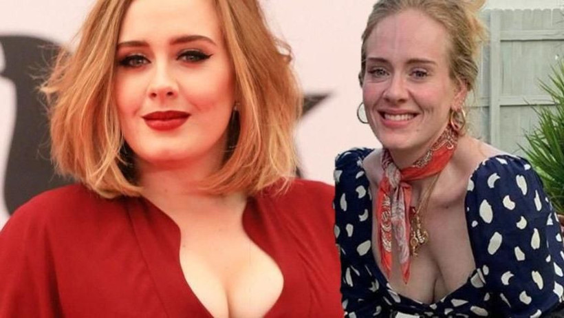 45 kilo veren Adele'nin bikinili pozu herkesi şaşırttı - Resim: 1