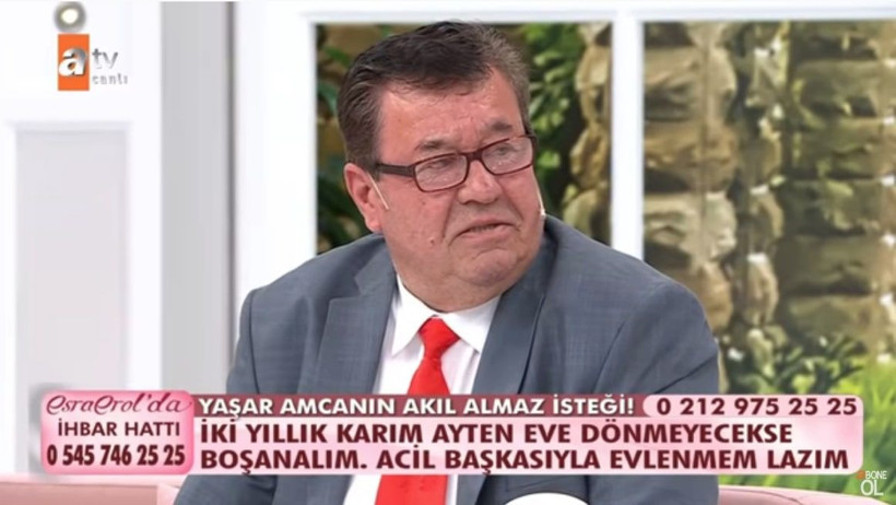 ATV Esra Erol'da bir garip olay 72 yaşındaki Yaşar'ın eşi evden kaçtı çağrısı bakın ne oldu - Resim: 1