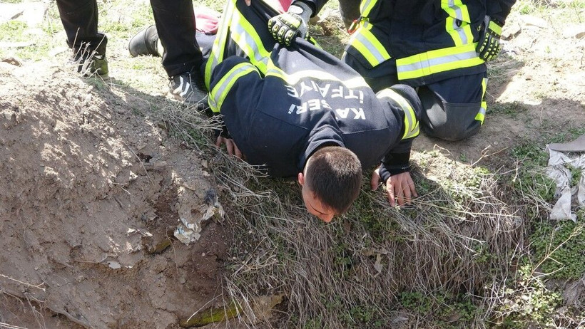'14 kişi kuyuya atıldı sesler geliyor' ihbarı Kayseri'yi karıştırdı! Kuyuya inen ekipler... - Resim: 3