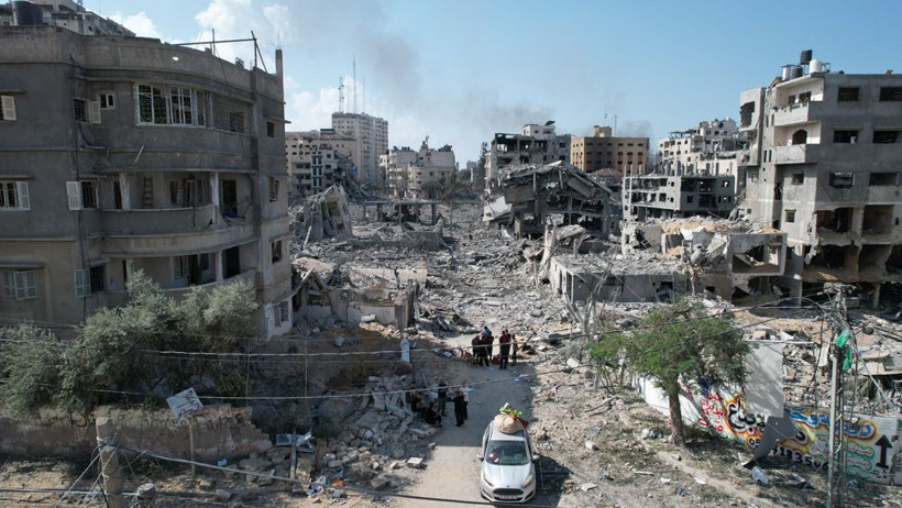 Çatışmanın 6. günü! İsrail Gazze Şeridi'nde onlarca konutu yerle bir etti - Resim: 3