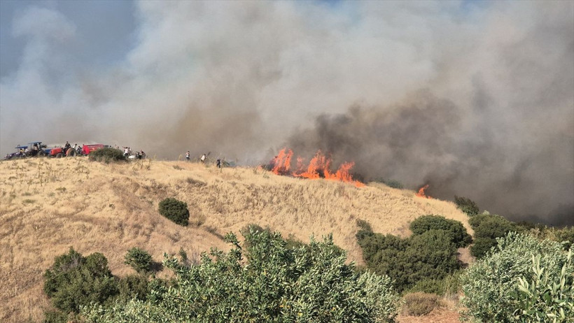 Manisa Ahmetli'de orman yangını: Tahliye başladı - Resim: 4