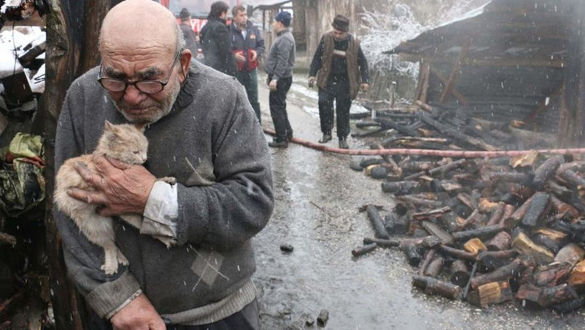 Ali dede kedilerine  kavuşmak için gün sayıyor - Resim: 1