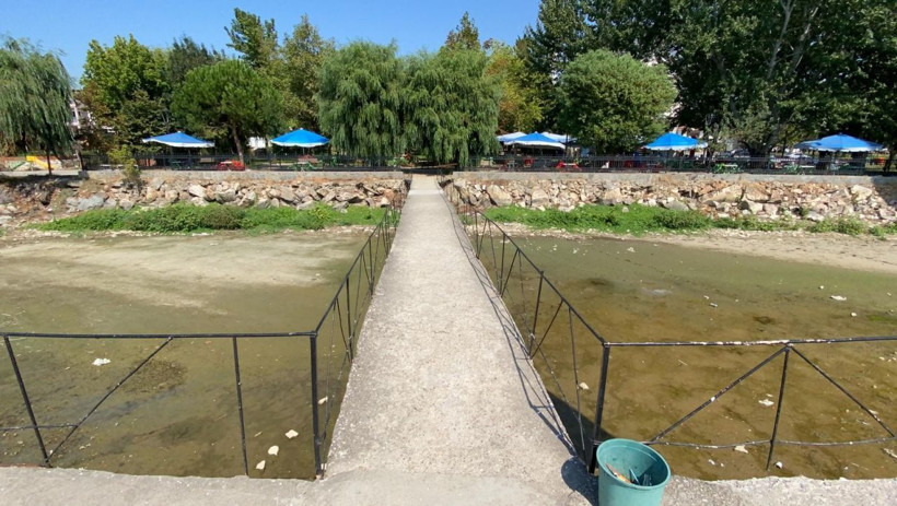 İznik Gölü'nde korkutan çekilme iskele ortaya çıktı - Resim: 2